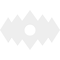Ekena Millwork Zoe Architectural Grade PVC Ceiling Medallion, 16"W x 10 5/8"H x 3"ID x 5"C x 1"P, One-Piece CMP16X10ZE-03000 - alternate 3